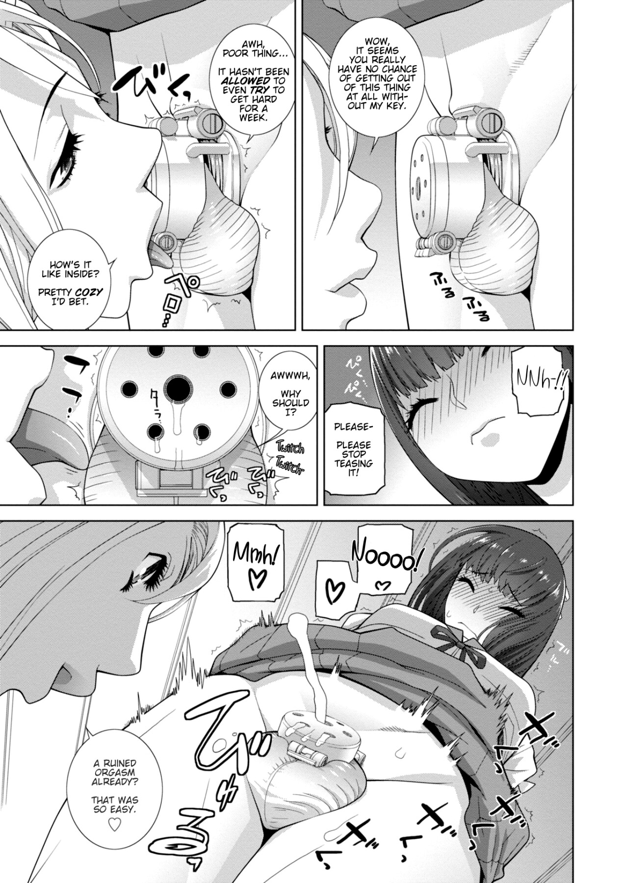 Hentai Manga Comic-Stepbrother Forced To Crossdress and Raped by Stepsister - Chapter 4: My Step-sis Controls My Cock!-Read-9